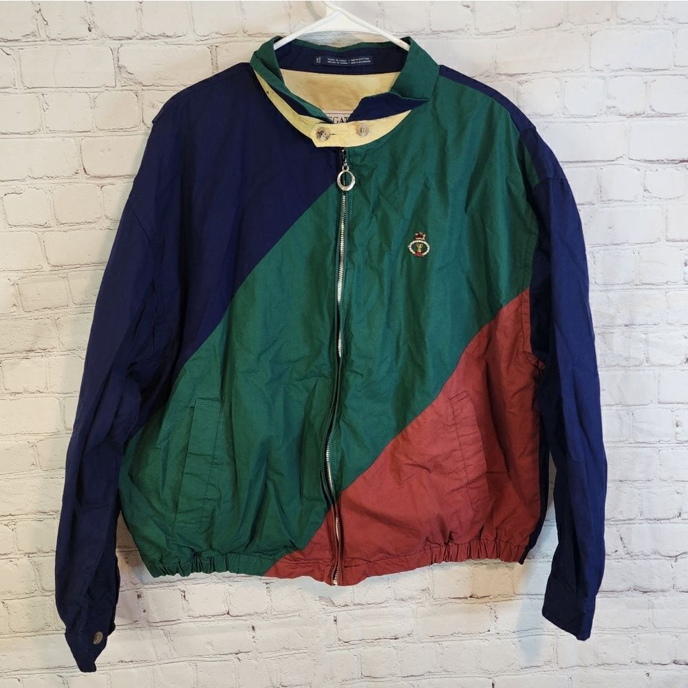 Men's Vintage Regatta Sport zip-up jacket, size large